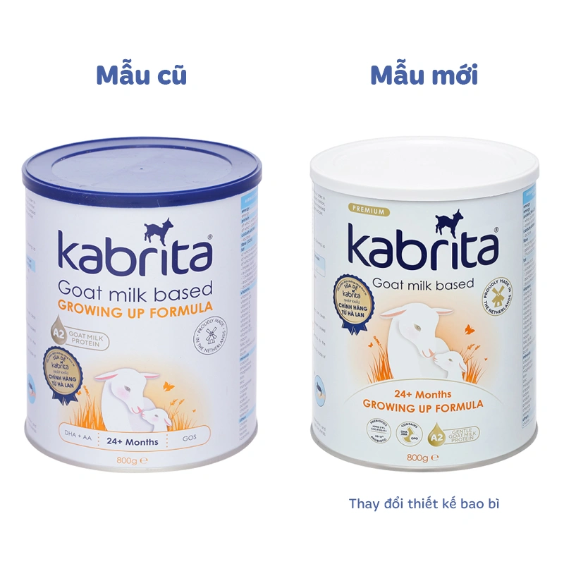 Sữa dê Kabrita số 3 (đạm quý A2) 800g (từ 2 tuổi) - Giao bao bì ngẫu nhiên 2