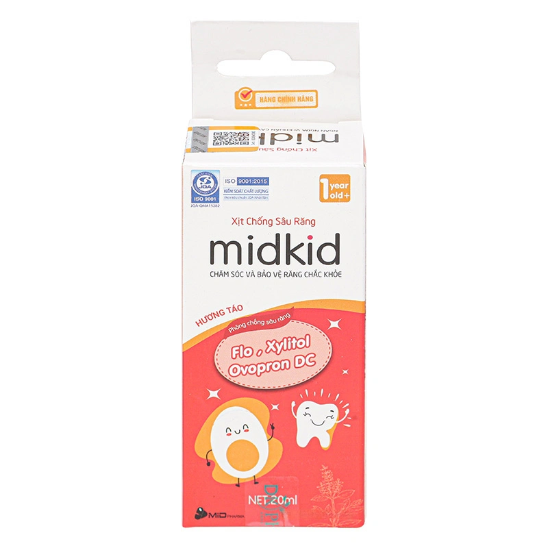 Midkid chống sâu răng hương nho, 30 ml dạng xịt (từ 1 tuổi) 9
