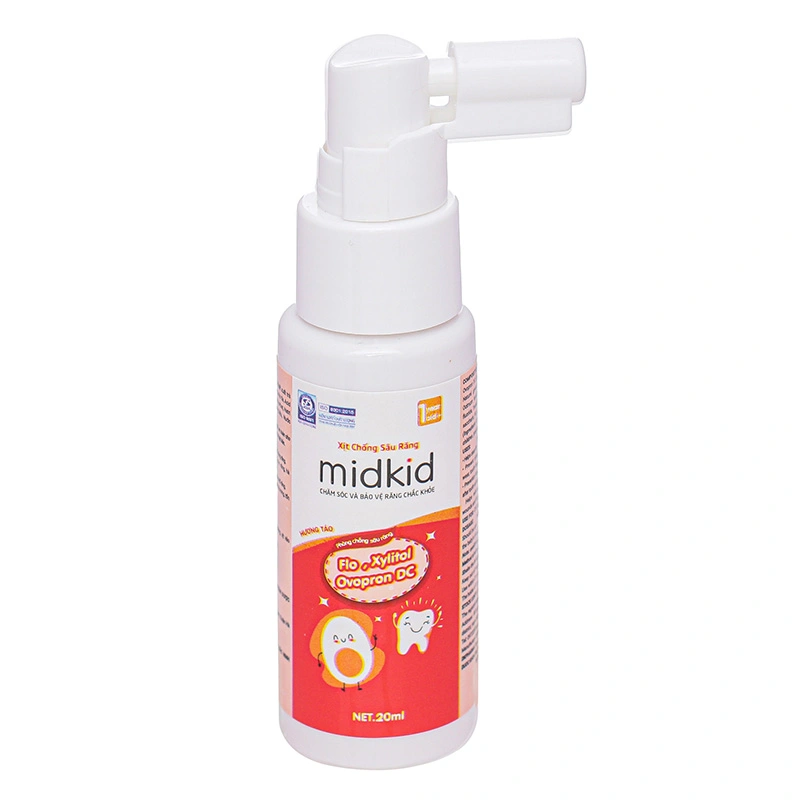 Midkid chống sâu răng hương nho, 30 ml dạng xịt (từ 1 tuổi) 13
