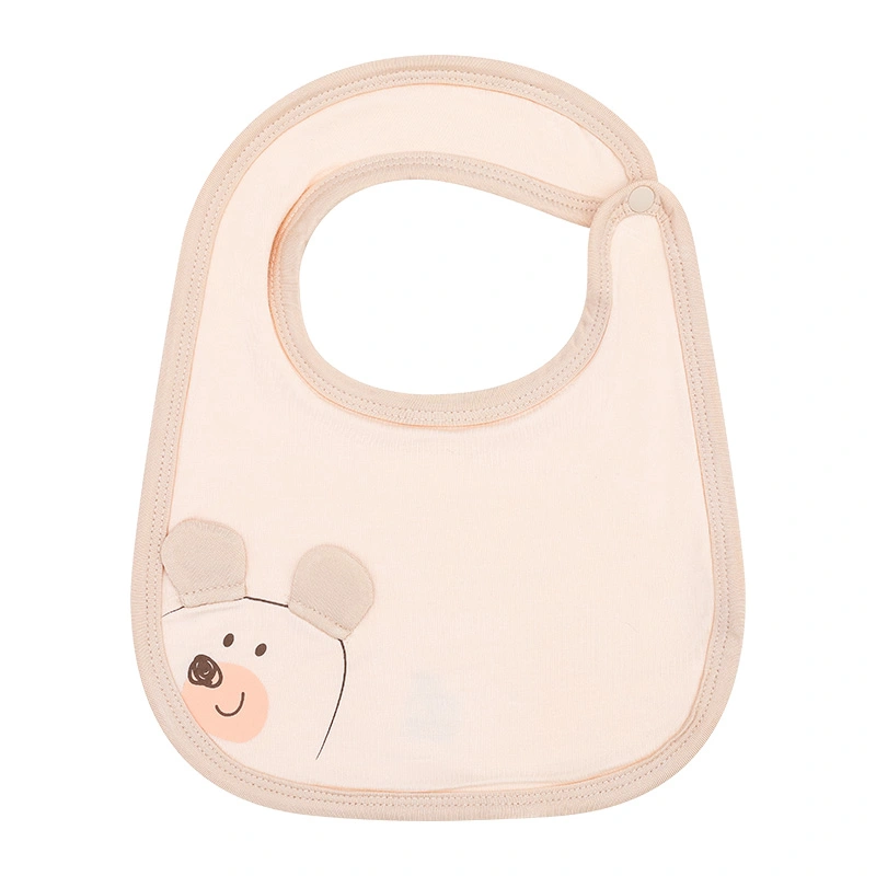 Yếm ăn cho bé sợi tre La Pomme - Màu be (từ 0 tháng) 2