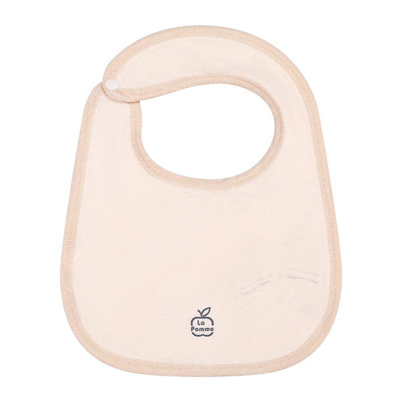 Yếm ăn cho bé sợi tre La Pomme - Màu be (từ 0 tháng) 3