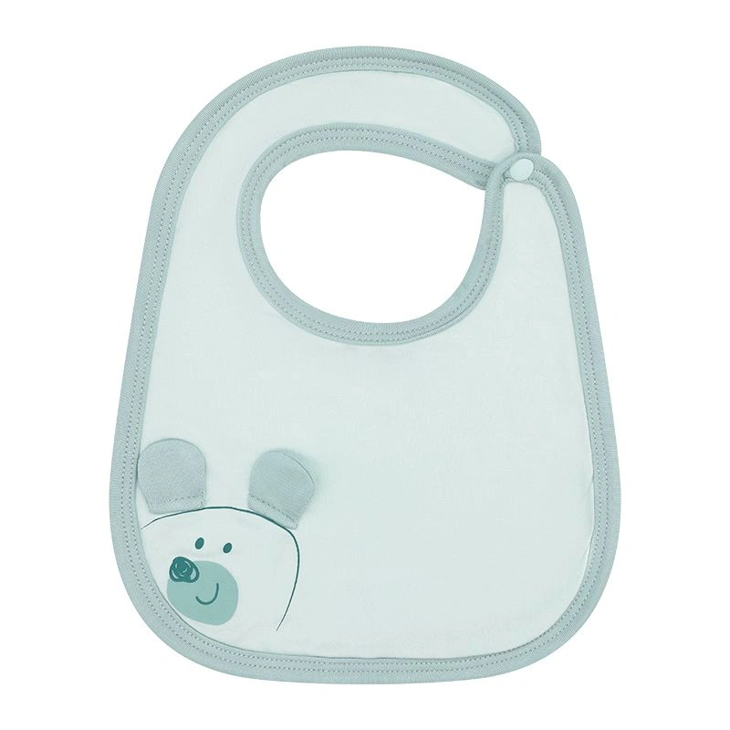 Yếm ăn cho bé sợi tre La Pomme - Màu be (từ 0 tháng) 9