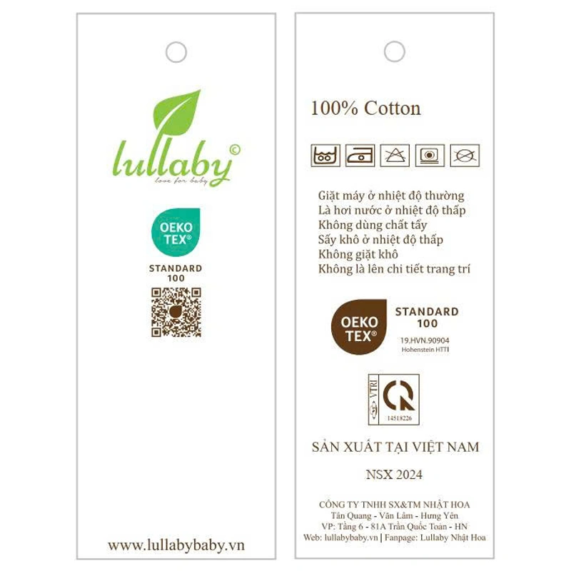 Áo choàng Lullaby NH508N 0 - 12 tháng màu nâu - be 11