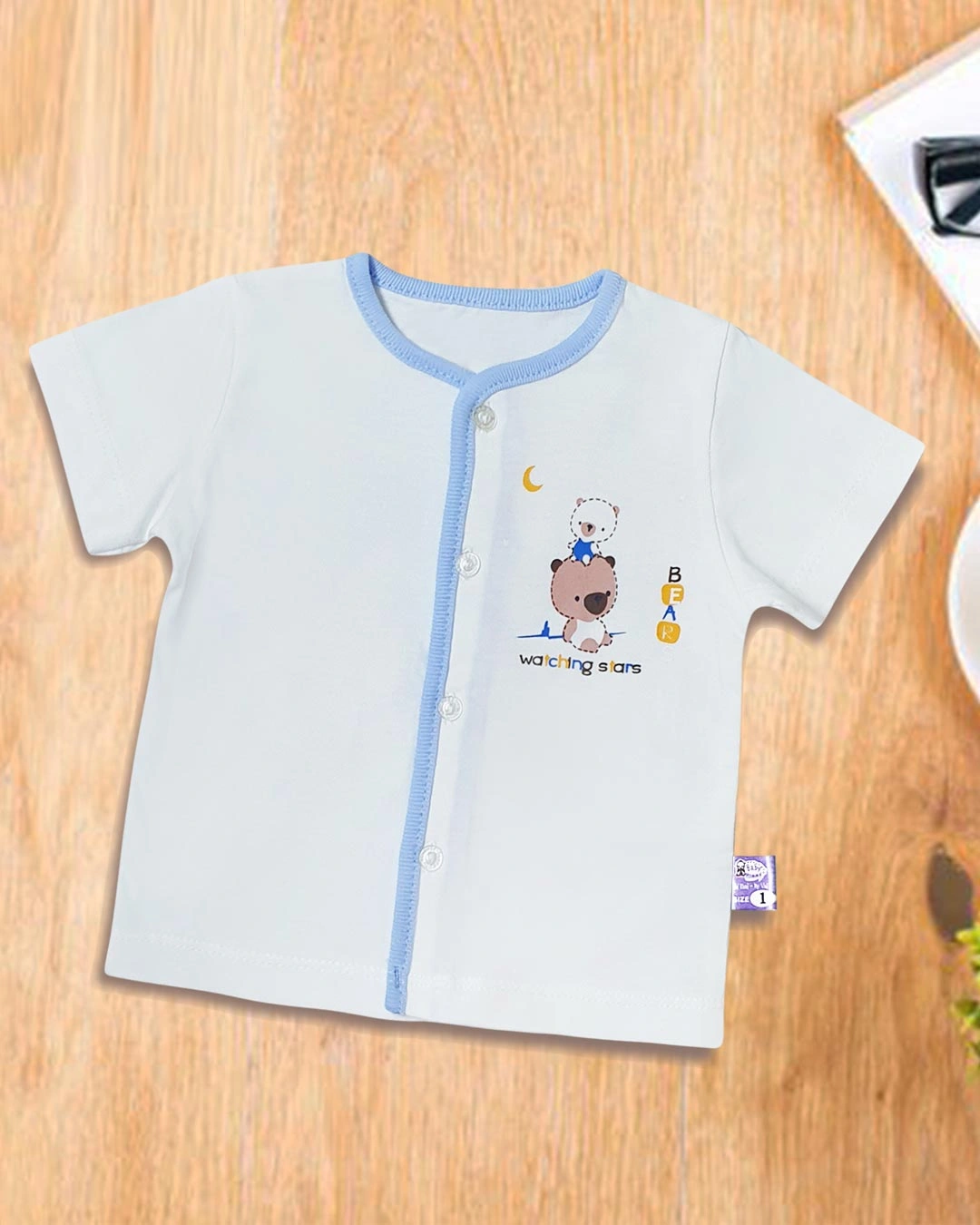 Áo tay ngắn cổ tim BabyMommy TN - Màu ngẫu nhiên 11