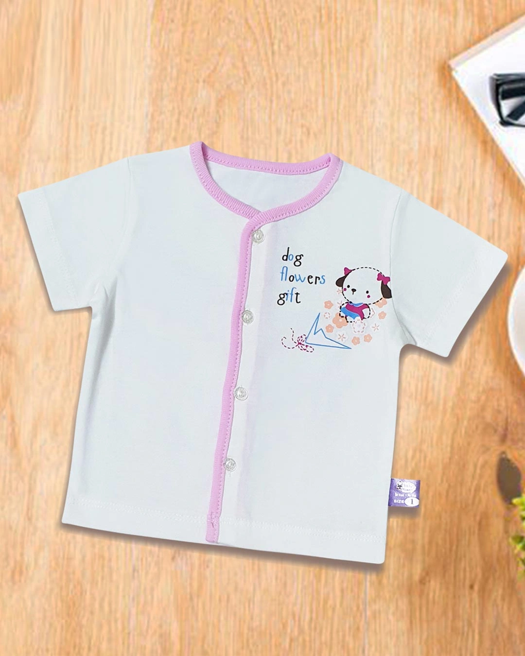 Áo tay ngắn cổ tim BabyMommy TN - Màu ngẫu nhiên 12