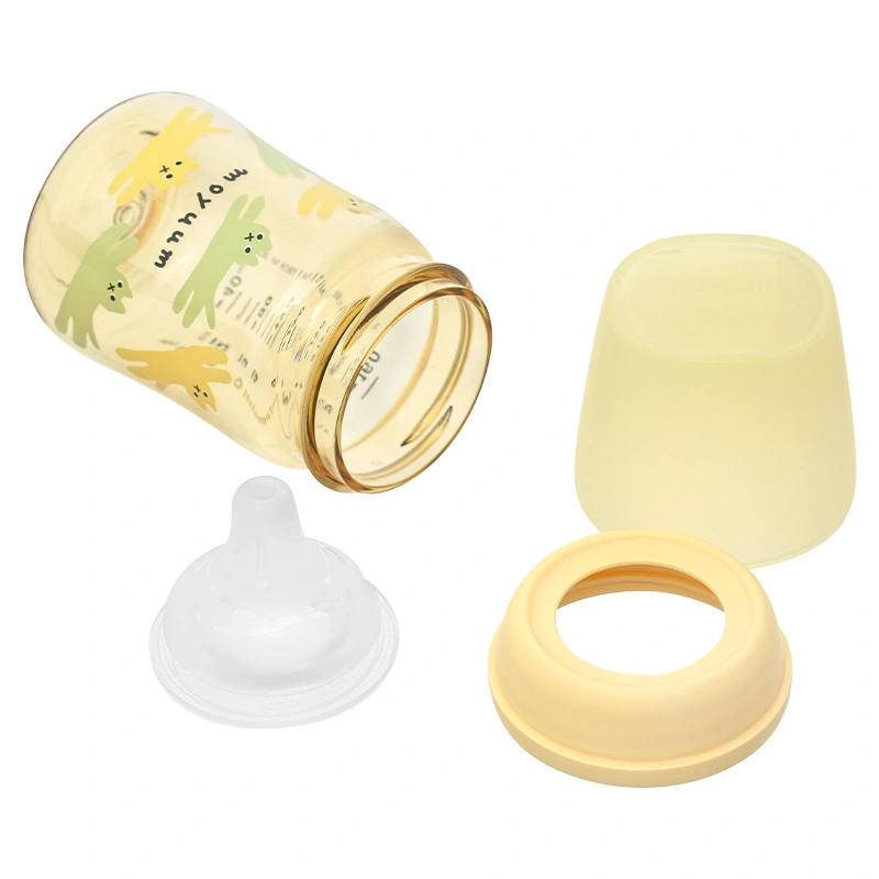 Bình sữa nhựa PPSU Moyuum cổ rộng thế hệ 3 270 ml - Mèo vàng (từ 3 tháng) 16
