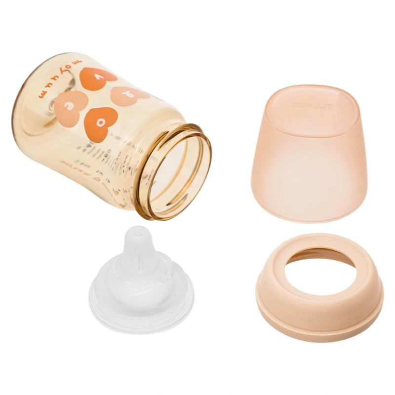 Bình sữa nhựa PPSU Moyuum cổ rộng thế hệ 3 170 ml - Trái tim (1 - 3 tháng) 4