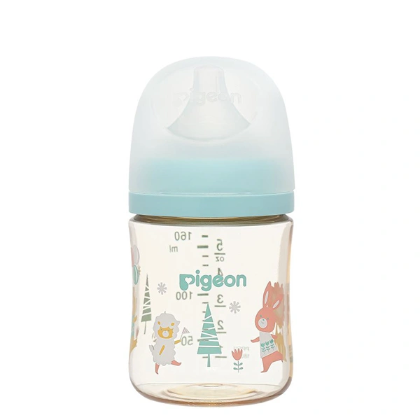Bình sữa nhựa PPSU Pigeon Plus WN3 cổ rộng 160 ml (0 - 3 tháng) 1
