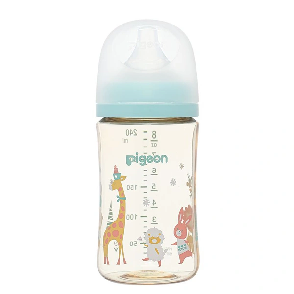 Bình sữa nhựa PPSU Pigeon Plus WN3 cổ rộng 240 ml (từ 3 tháng) 1