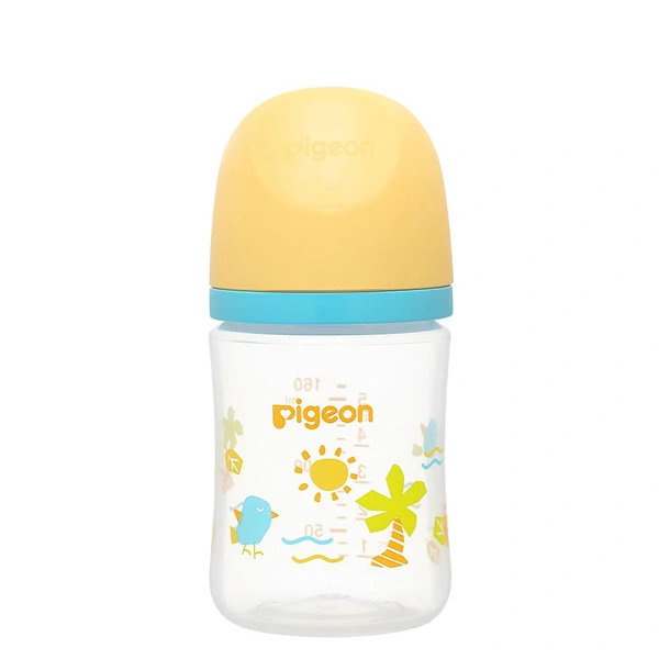 Bình sữa cổ rộng Pigeon Softouch Baby-Friendly World mùa hạ