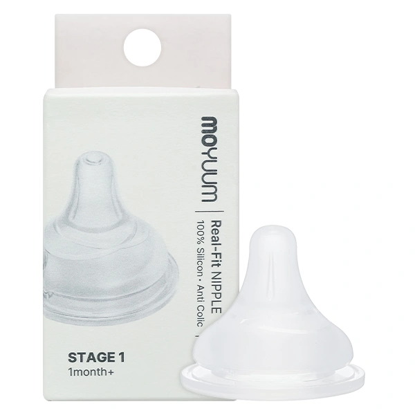 Bộ 2 núm ti Moyuum cổ rộng số 2 (3 - 6 tháng) - Thế hệ 3 33