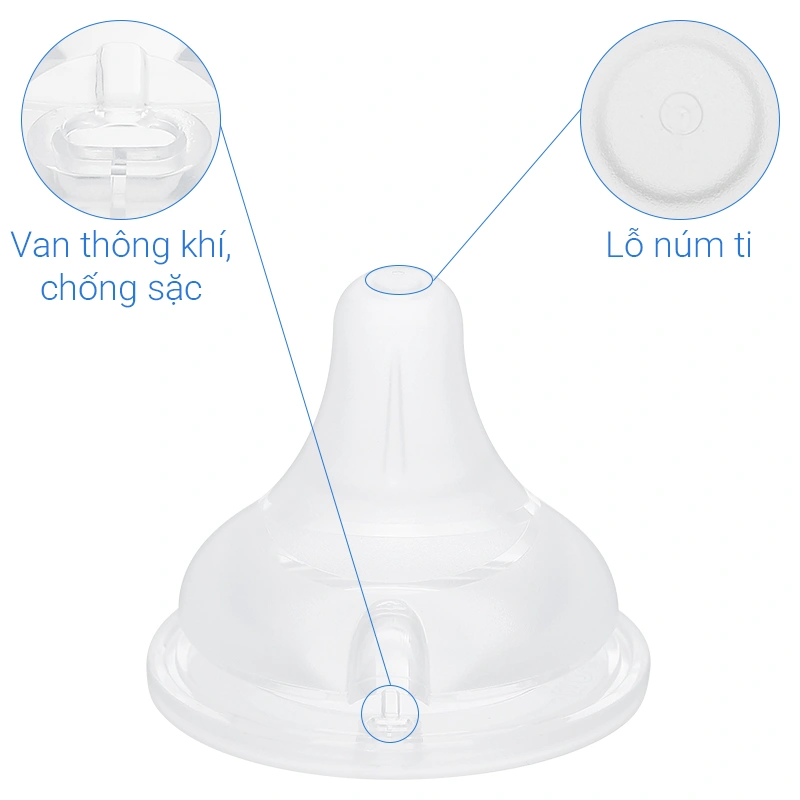 Bộ 2 núm ti Moyuum cổ rộng số 2 (3 - 6 tháng) - Thế hệ 3 19