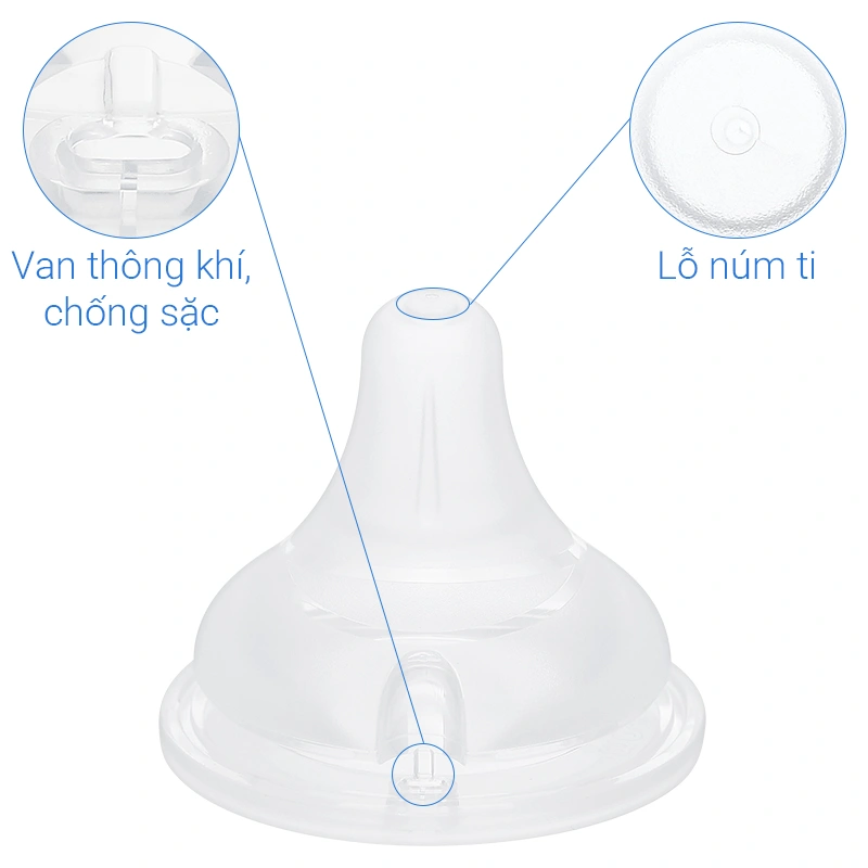 Bộ 2 núm ti Moyuum cổ rộng số 2 (3 - 6 tháng) - Thế hệ 3 29