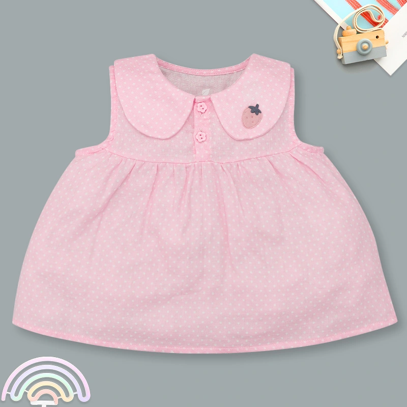 Bộ sát nách bé gái Lullaby NH302N màu xanh dương - trắng 13