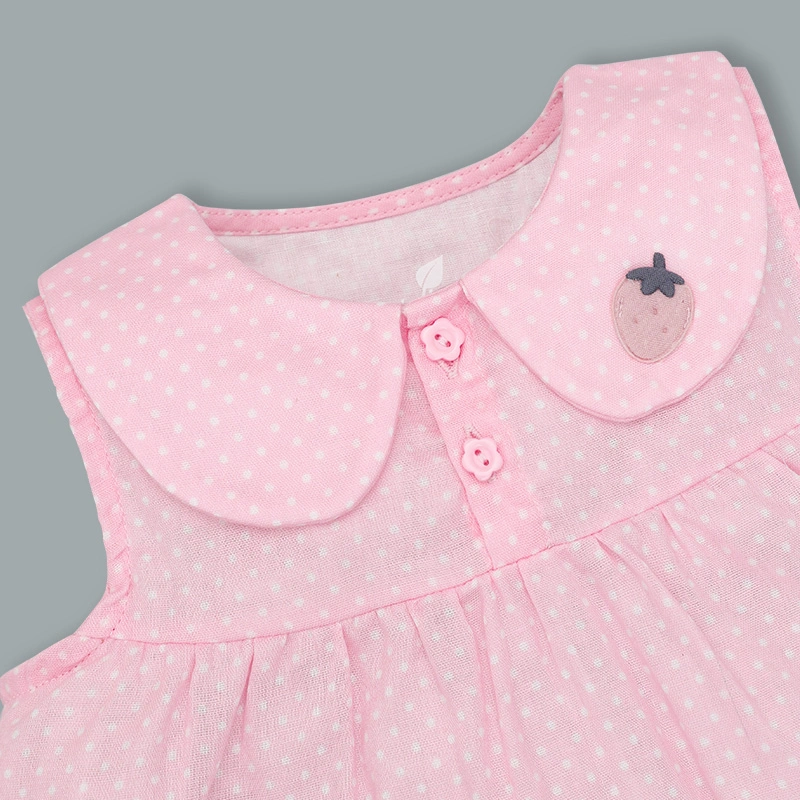 Bộ sát nách bé gái Lullaby NH302N màu xanh dương - trắng 15