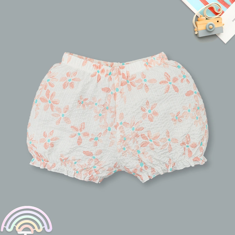 Bộ sát nách bé gái Lullaby NH309N màu trắng - cam 7