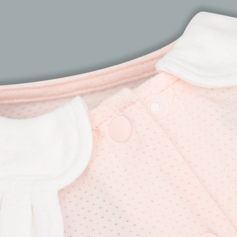 Bộ tay dài cài chéo bé gái Lullaby NH332N màu hồng 7