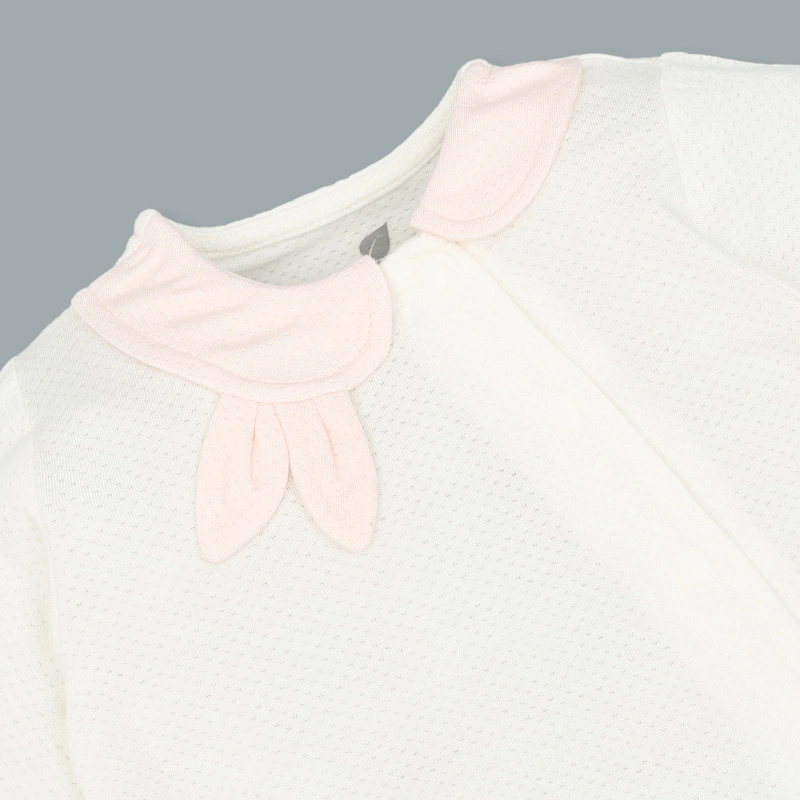 Bộ tay dài cài chéo bé gái Lullaby NH332N màu hồng 17