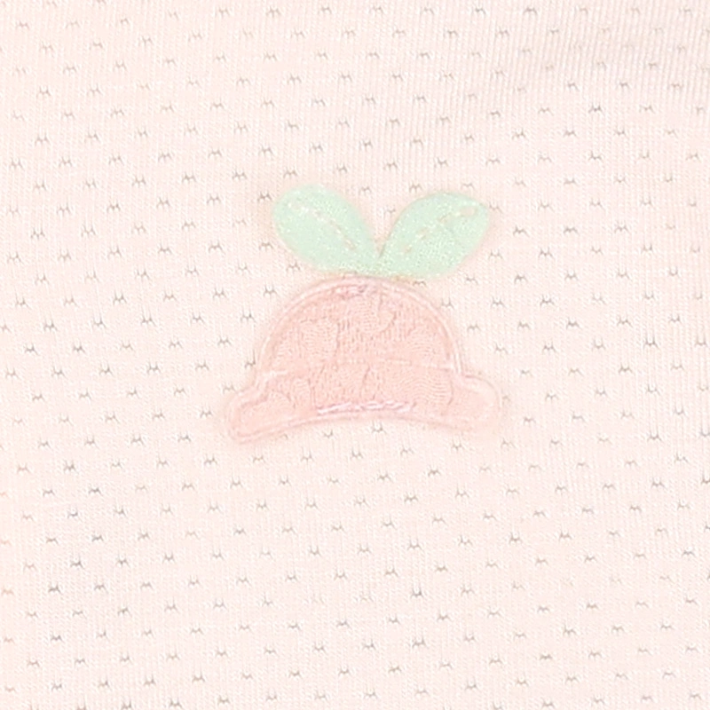 Bộ tay dài cài giữa bé gái Lullaby NH336N màu trắng 20