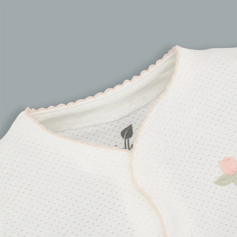 Bodysuit cài giữa bé gái Lullaby NH334N màu hồng 14
