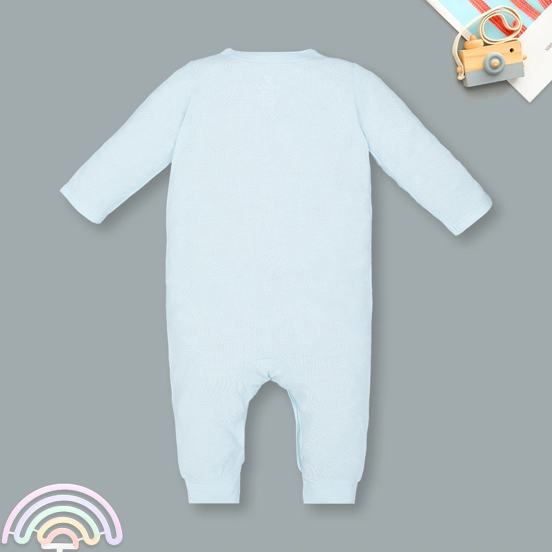 Bodysuit cài giữa bé trai Lullaby NH335N màu trắng 13
