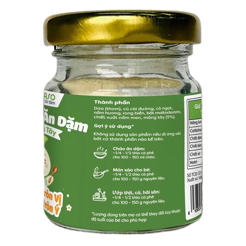 Bột nêm Anpaso rau củ hũ 60g - Giao bao bì ngẫu nhiên 37