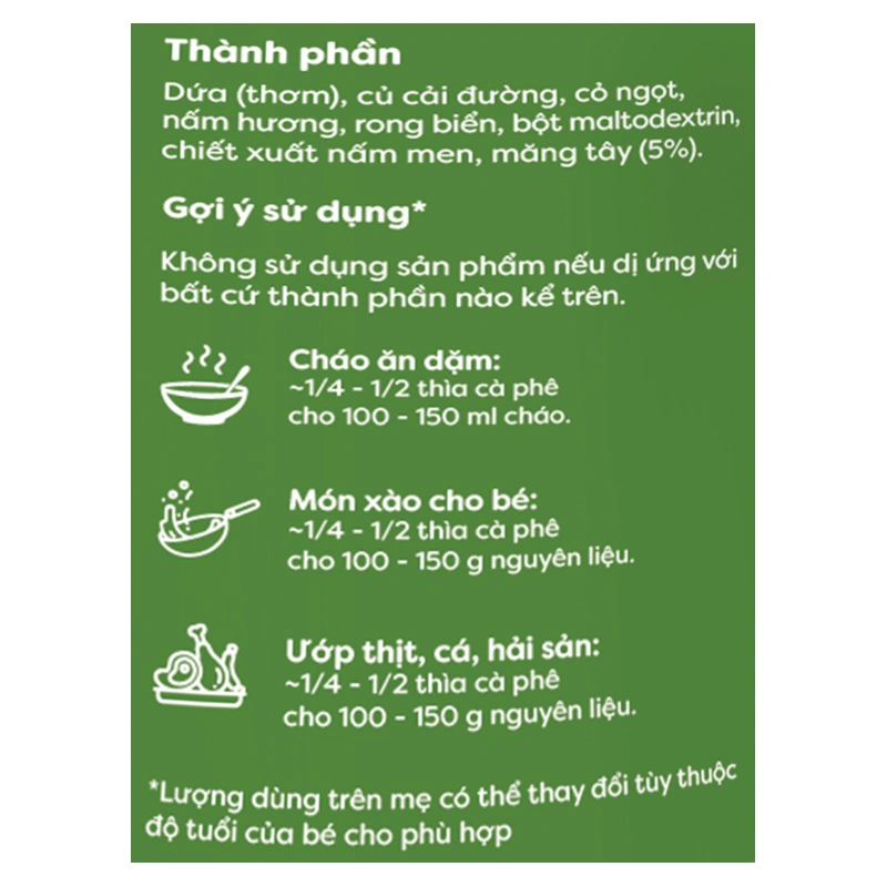 Bột nêm Anpaso rau củ hũ 60g - Giao bao bì ngẫu nhiên 39
