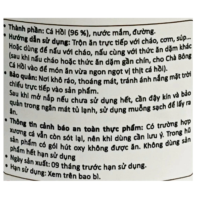 Chà bông tôm USFOODY hũ 10g (từ 7 tháng) - Giao bao bì ngẫu nhiên 10