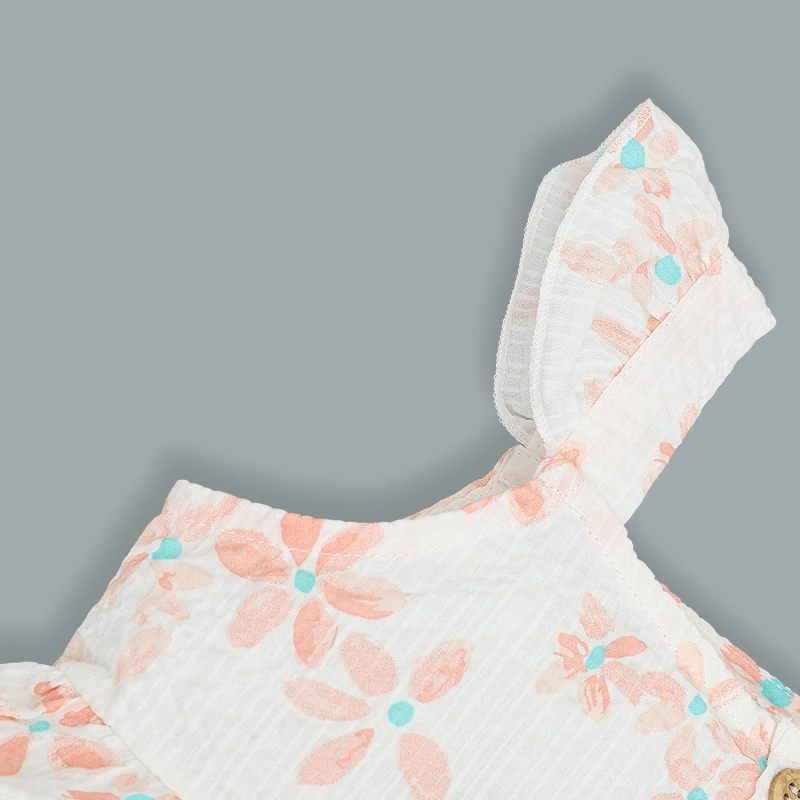 Đầm bé Lullaby NH310N màu trắng - cam 4