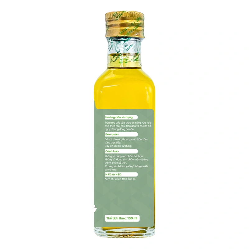 Dầu mè đen Anpaso cho bé chai 100 ml (từ 6 tháng) 3