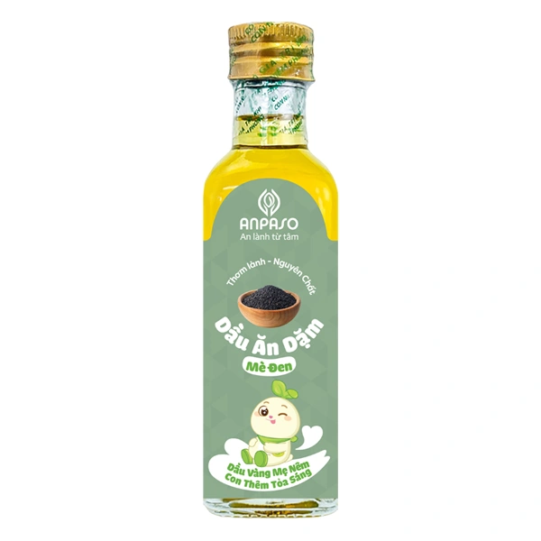 Dầu mè đen Anpaso ăn dặm cho bé chai 100 ml