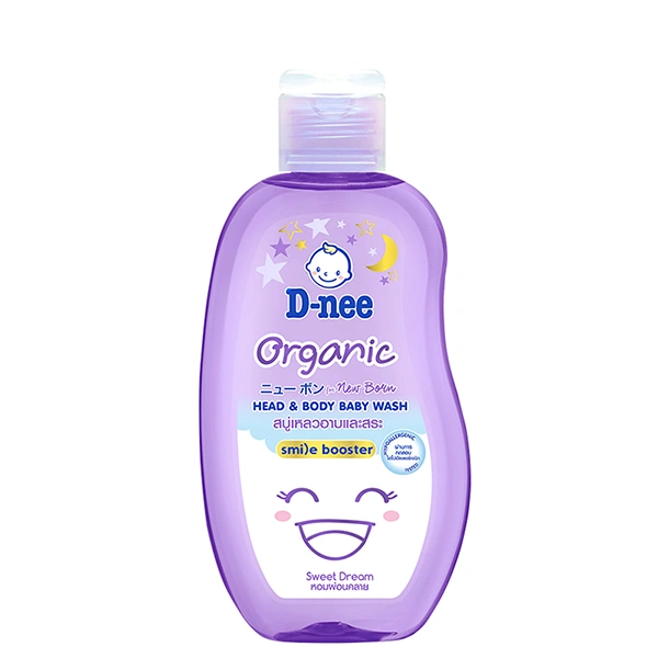 Dầu tắm & gội 2in1 cho bé D-nee Organic Sweet Dream - Giao bao bì ngẫu nhiên