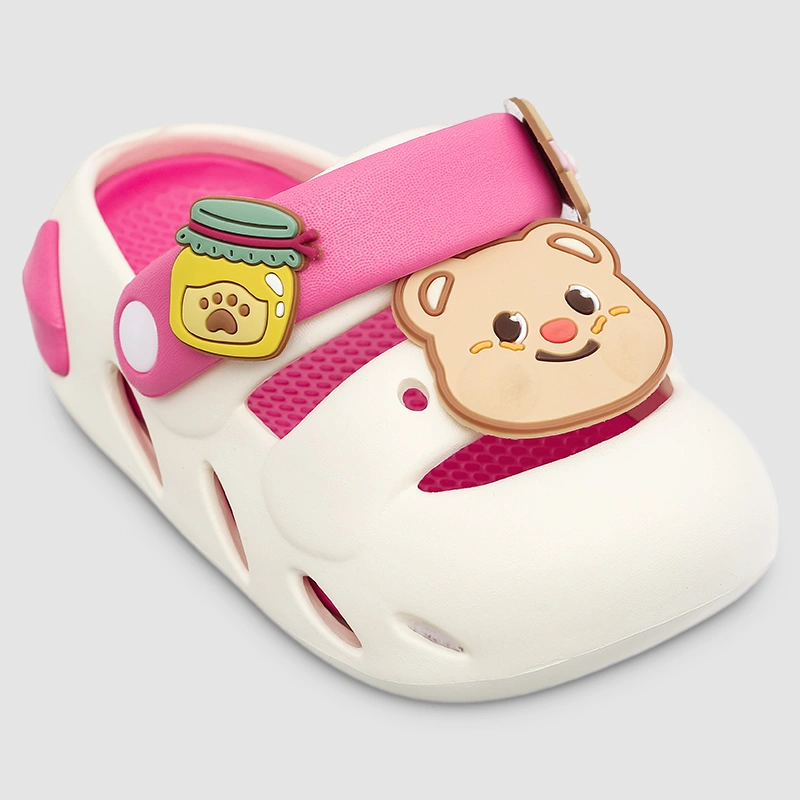 Dép sục cho bé HappyTime E2501-10 màu hồng - vàng 11