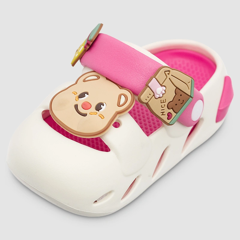 Dép sục cho bé HappyTime E2501-10 màu hồng - vàng 12