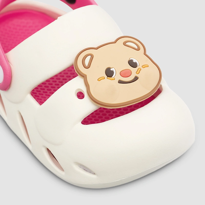 Dép sục cho bé HappyTime E2501-10 màu hồng - vàng 14