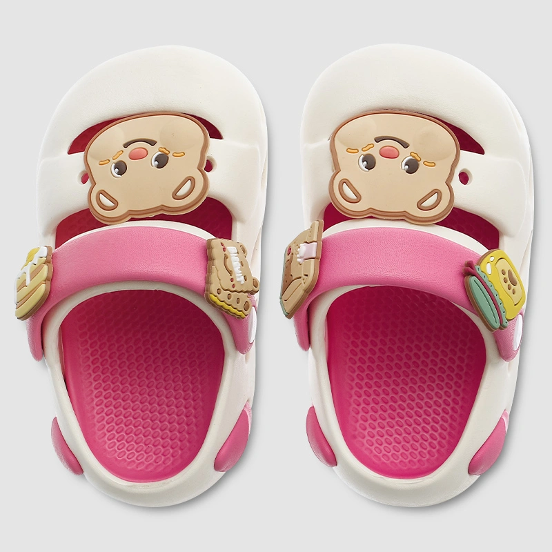 Dép sục cho bé HappyTime E2501-10 màu hồng - vàng 16