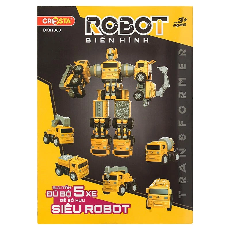 Đồ chơi robot biến hình xe bồn CRESTA DK81363 5