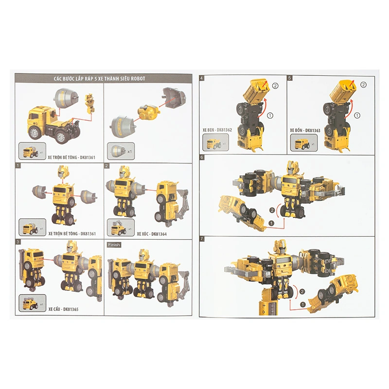 Đồ chơi robot biến hình xe bồn CRESTA DK81363 44
