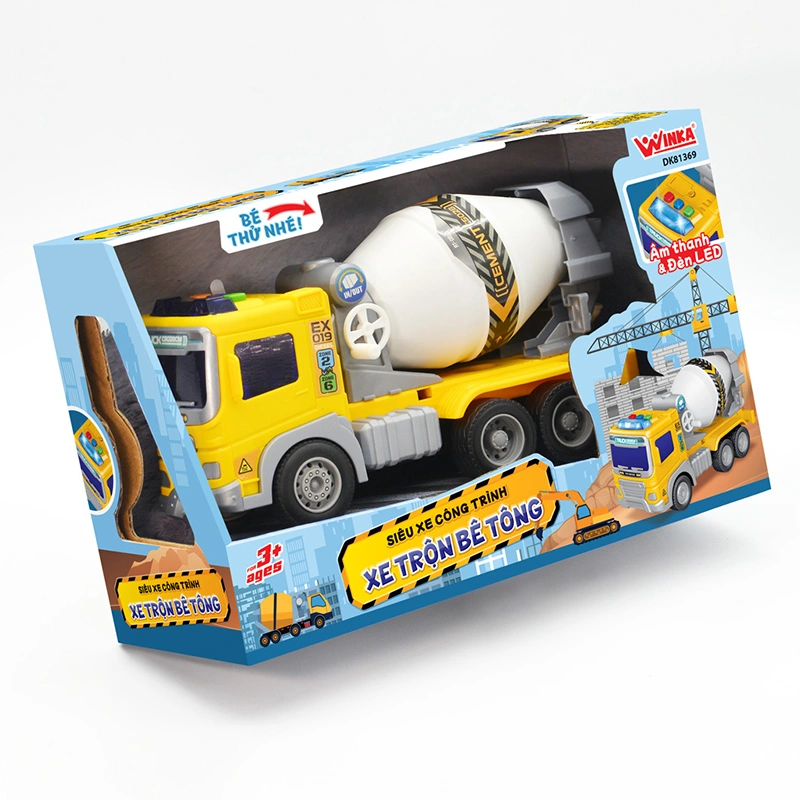 Đồ chơi siêu xe công trình - xe trộn bê tông WINKA DK81369 2