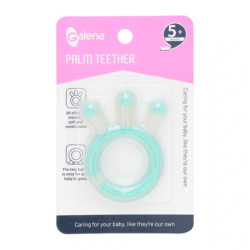 Gặm nướu Galena hình bàn tay GA-TH02 (từ 5 tháng) - Màu xanh 2