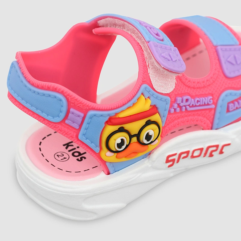 Giày sandal cho bé gái HappyTime SD003 màu hồng - xanh dương 7