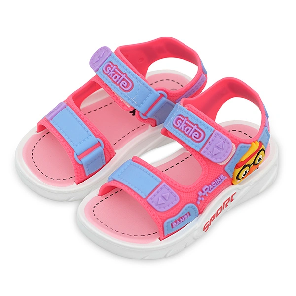 Giày sandal cho bé gái HappyTime SD003 màu hồng - xanh dương 1