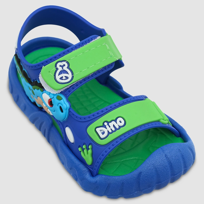 Giày sandal cho bé trai HappyTime SD001 màu xanh dương - xanh lá 2