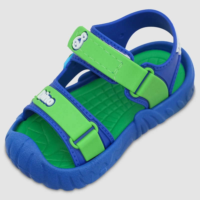 Giày sandal cho bé trai HappyTime SD001 màu xanh dương - xanh lá 3