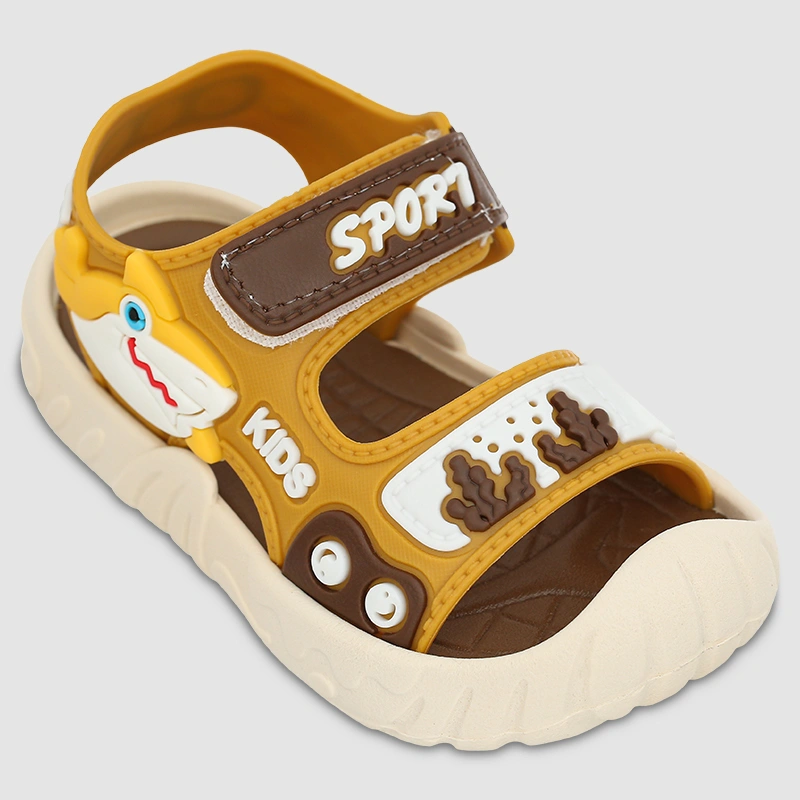 Giày sandal cho bé trai HappyTime SD002 màu vàng - nâu 2