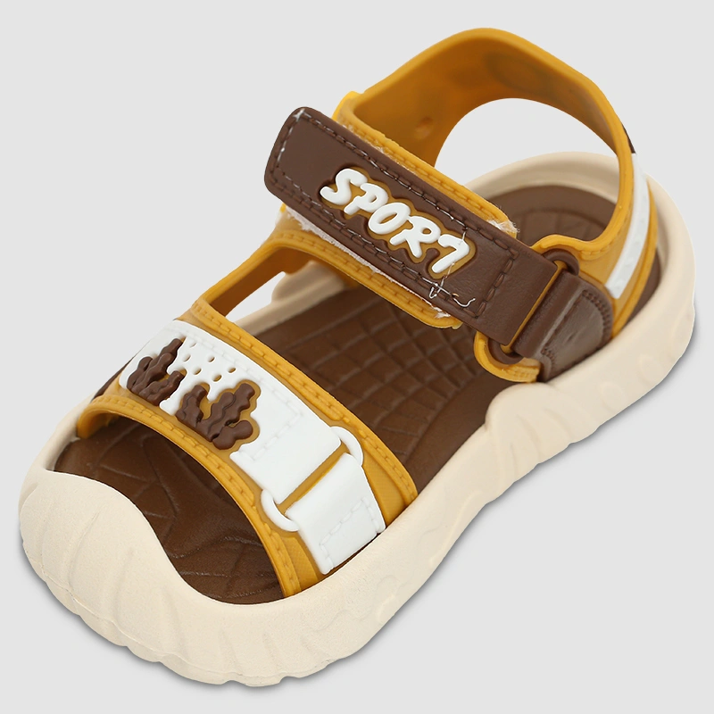 Giày sandal cho bé trai HappyTime SD002 màu vàng - nâu 3
