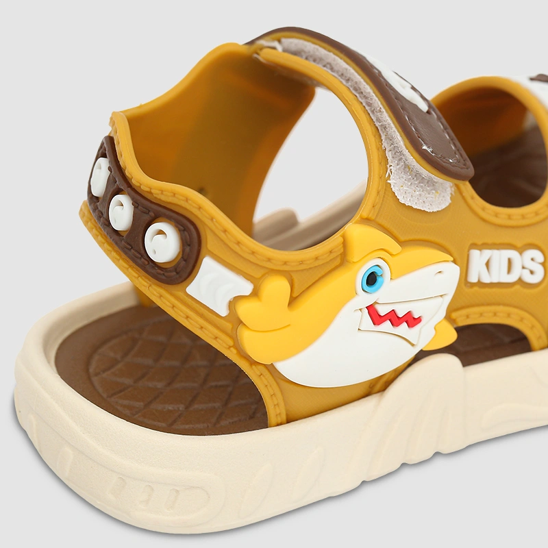 Giày sandal cho bé trai HappyTime SD002 màu vàng - nâu 7