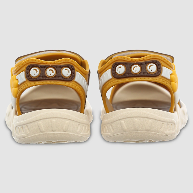 Giày sandal cho bé trai HappyTime SD002 màu vàng - nâu 9
