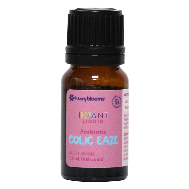 Henry Blooms Infant Liquid Probiotic Colic Eaze bổ sung lợi khuẩn cải thiện tiêu hóa, 7.5 ml dạng nhỏ giọt (từ 0 tháng) 4