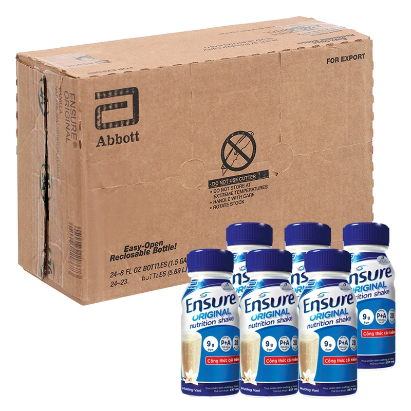 Thùng 24 chai sữa bột người lớn pha sẵn Ensure Original